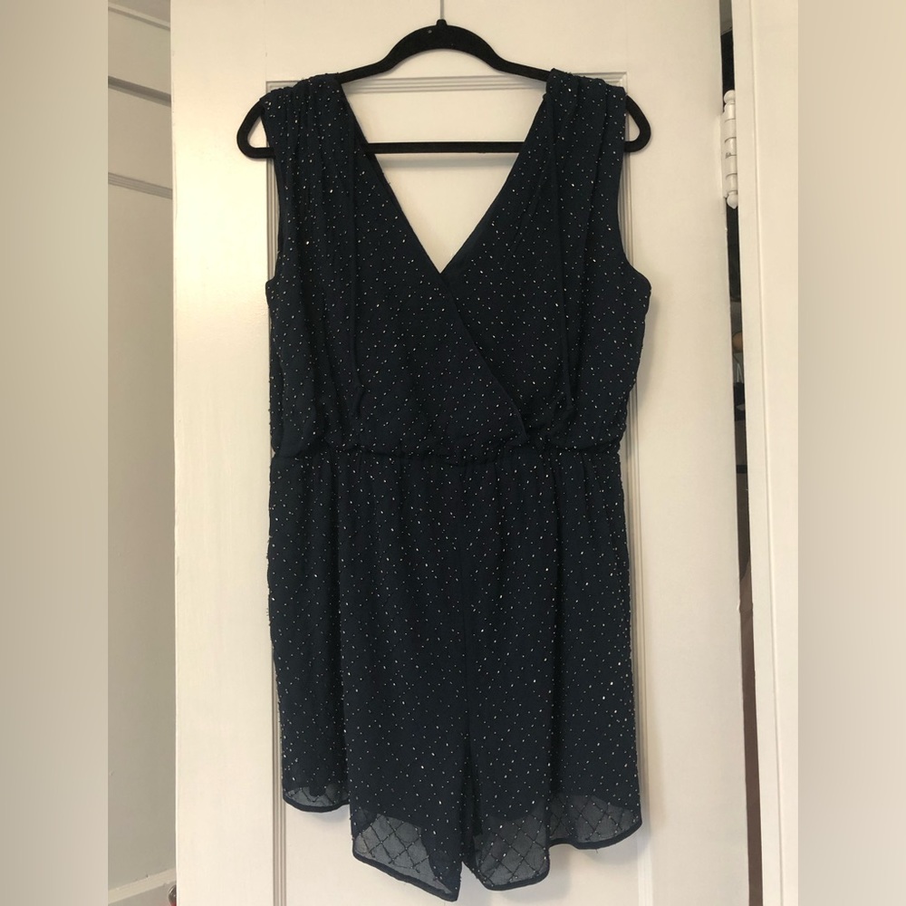 Romper Jumpsuit with Sequins